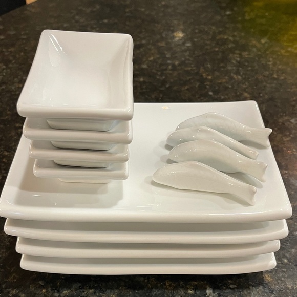 Crate&Barrel Other - CRATE & BARREL Sushi Plates and Accoutrements